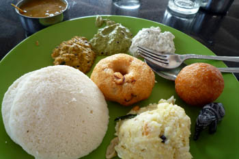 インド料理の朝食
