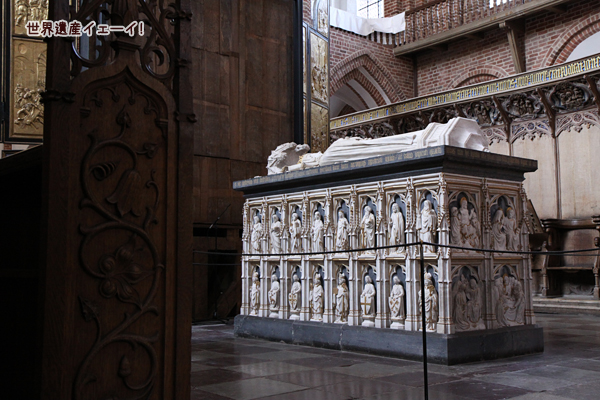 女王マルグレーテ1世の棺